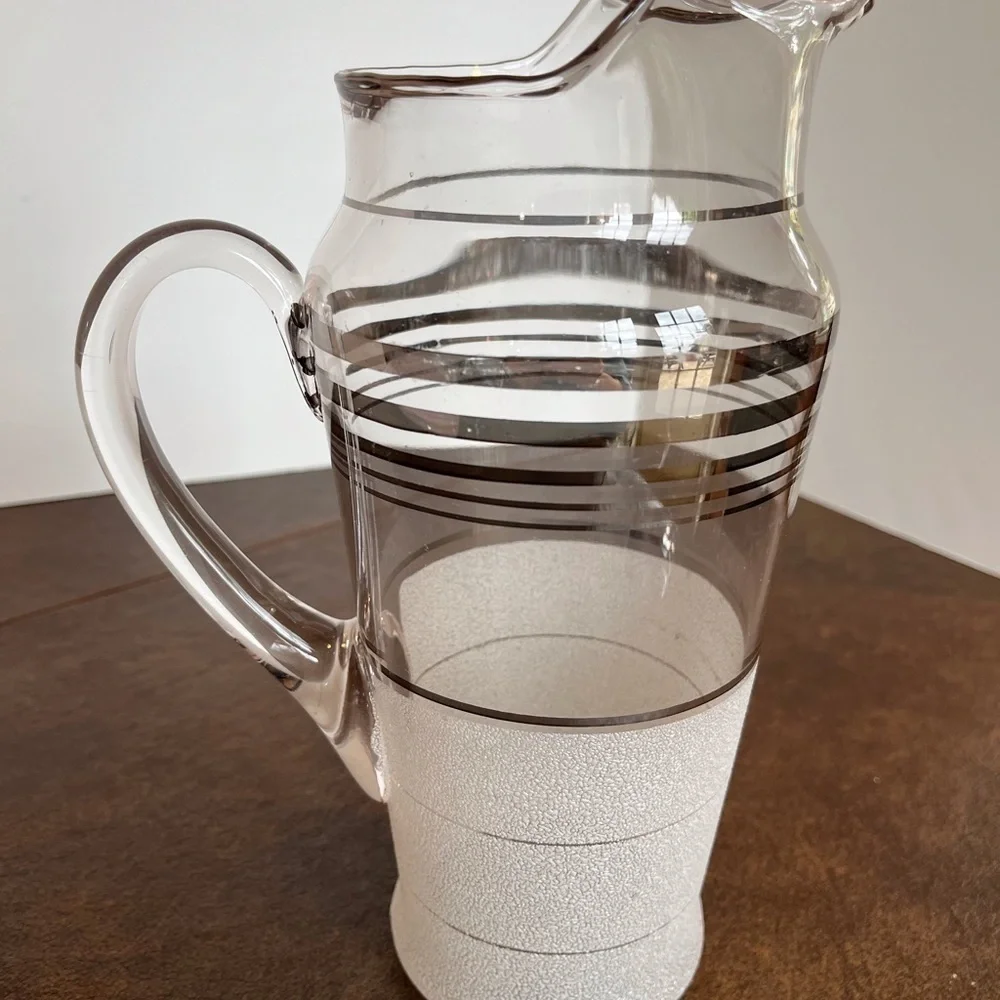 Art Deco Style Cocktail Pitcher
